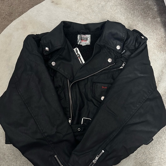 Wrangler Tender Leather Jacket Size XL - Picture 2 of 2